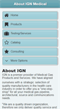 Mobile Screenshot of ignmedical.com